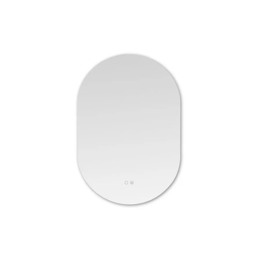 Lustro owalne z podświetlanym rantem LED D3002 - lustrzany