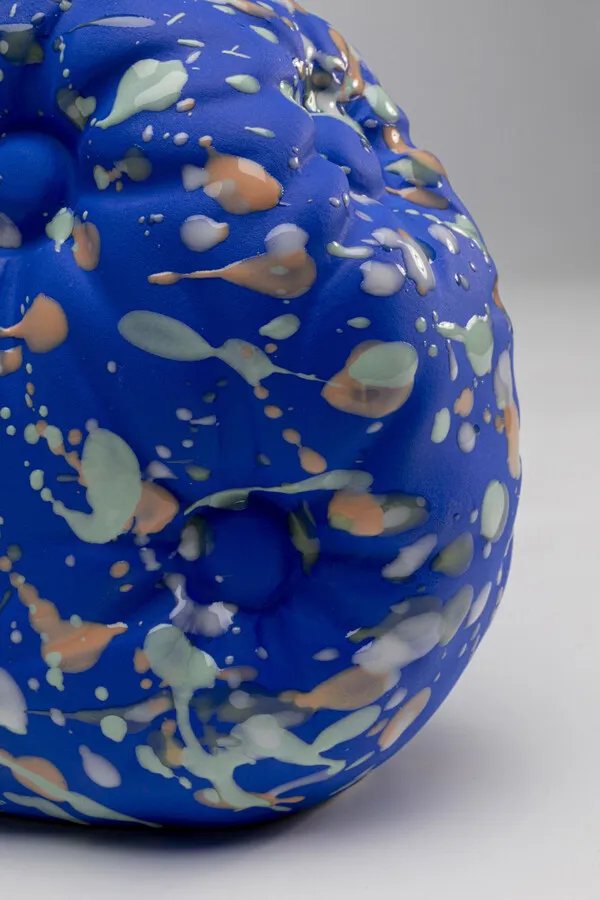 Wazon COLORE BLOB 22 cm - niebieski