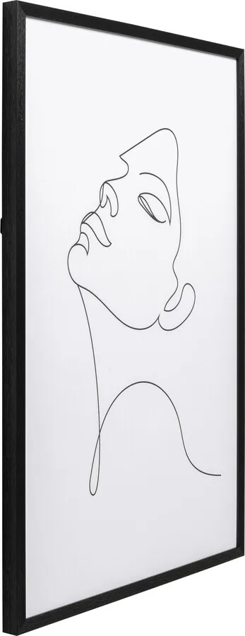 Obraz w ramie DRAWING LADY 63x93
