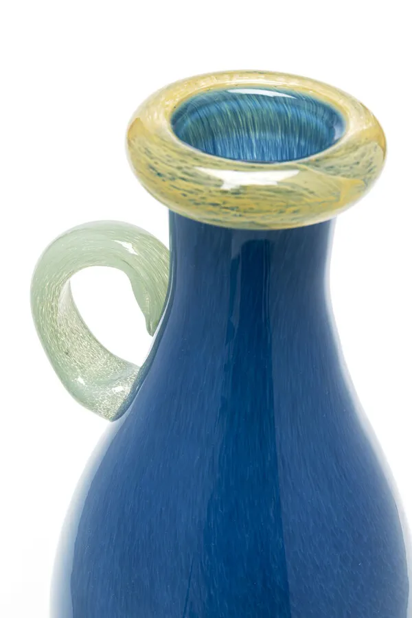Wazon szklany SINA 32 cm - niebieski