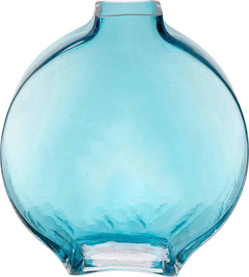 Wazon szklany TOJA 27 cm - niebieski