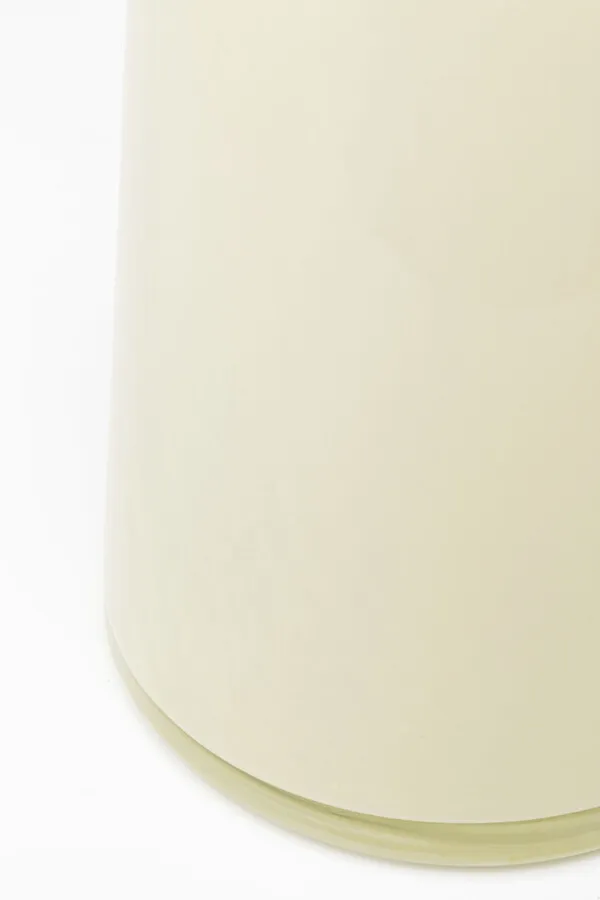 Wazon szklany TOJA FACE 34 cm - żółty