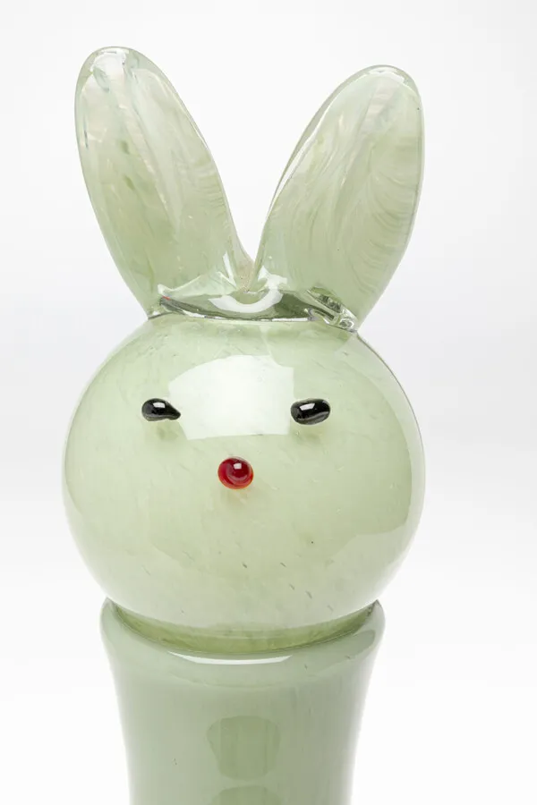 Wazon z korkiem TOJA FACE 41 cm - zielony