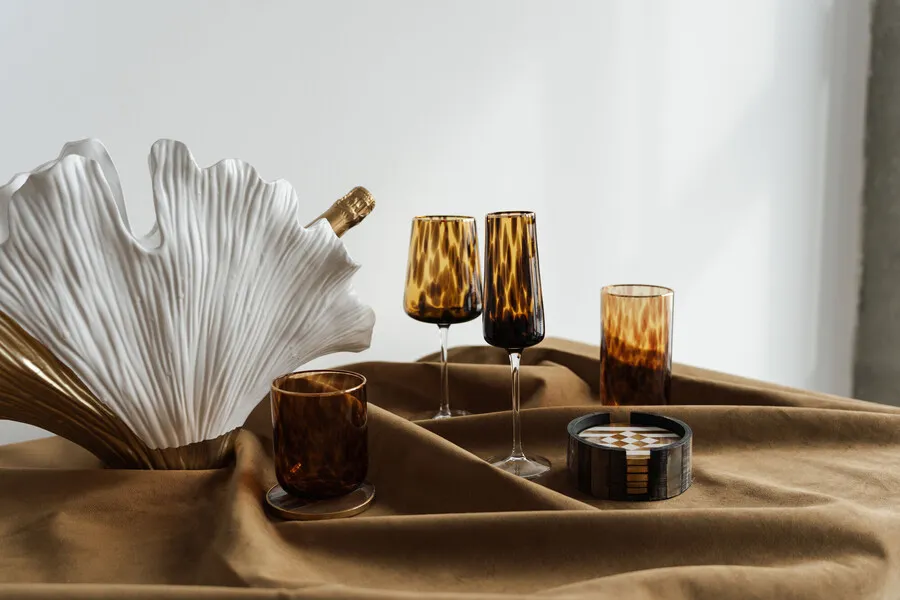 Szklanka CARAMEL 430 ml - brązowy