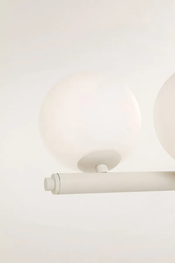 Lampa wisząca SCALA BALLS Milky - szarobeżowy
