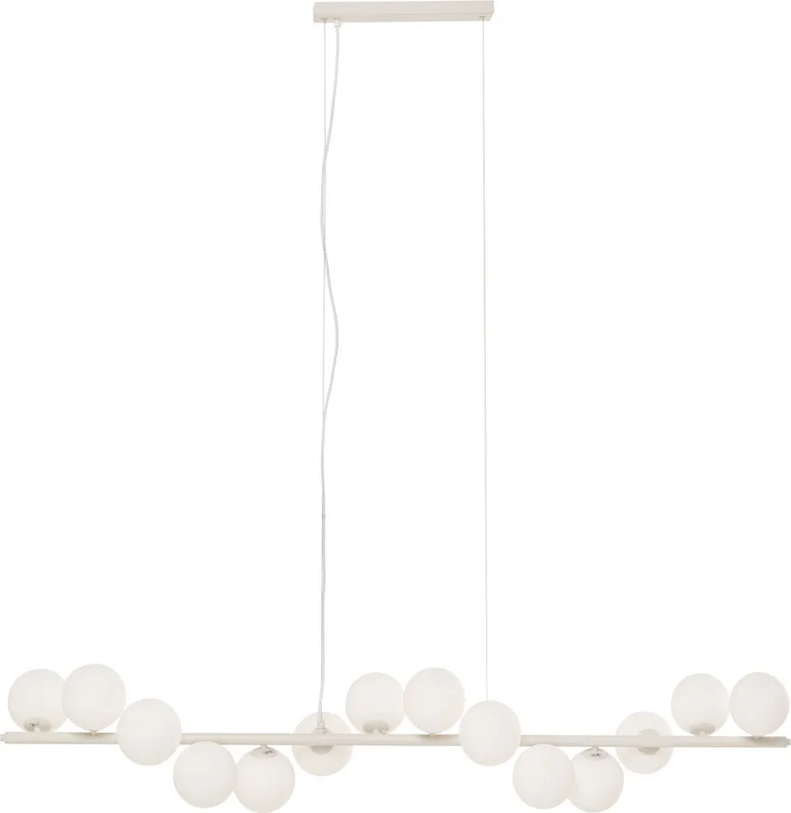 Lampa wisząca SCALA BALLS Milky - szarobeżowy