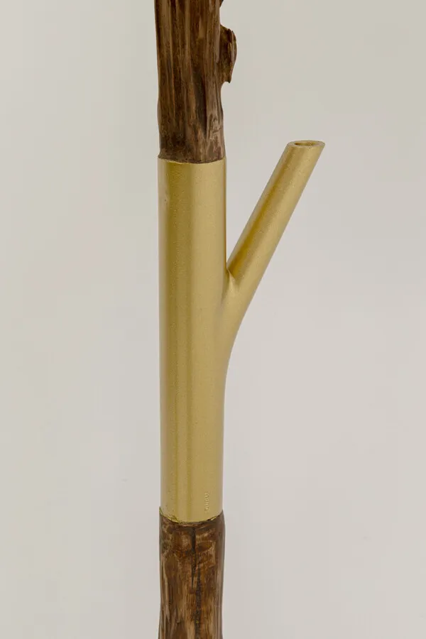 Lampa podłogowa TWIG - zielony/złoty