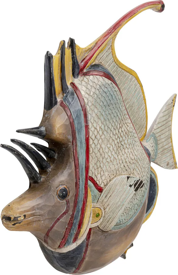 Dekoracja ścienna FISHY 29 cm - wielokolorowy