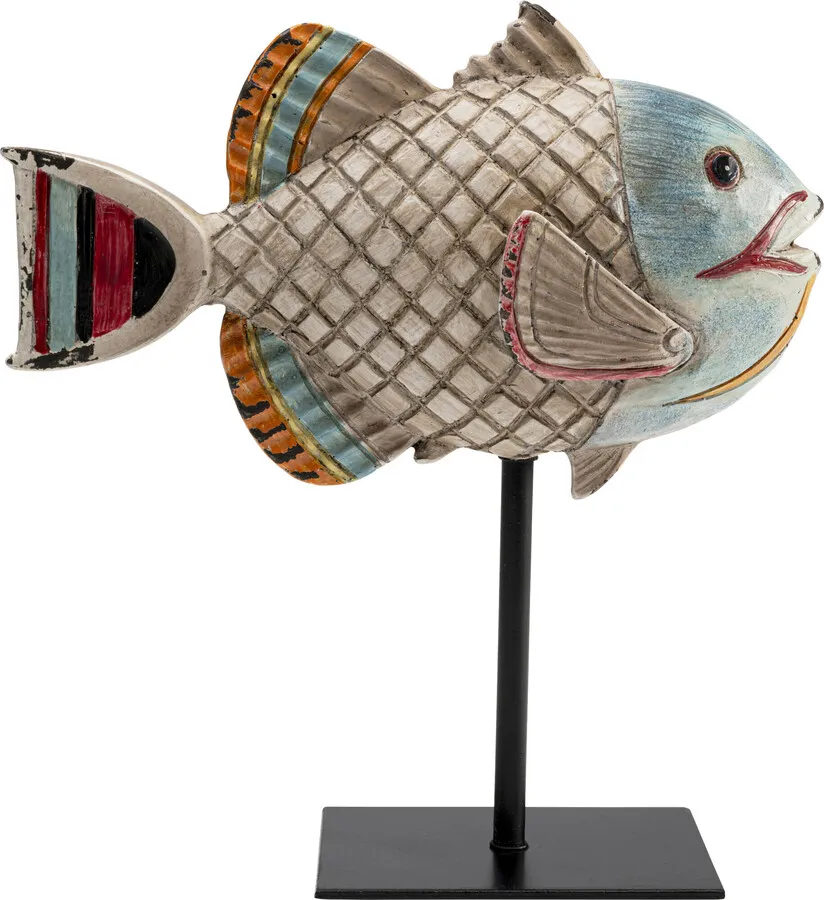 Figurka dekoracyjna FISHY 22 cm - wielokolorowy