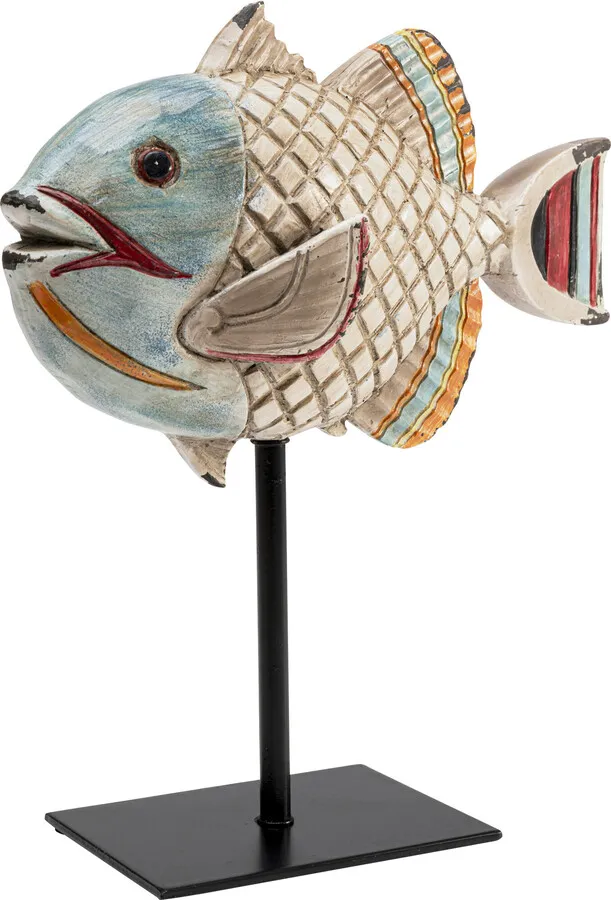 Figurka dekoracyjna FISHY 22 cm - wielokolorowy
