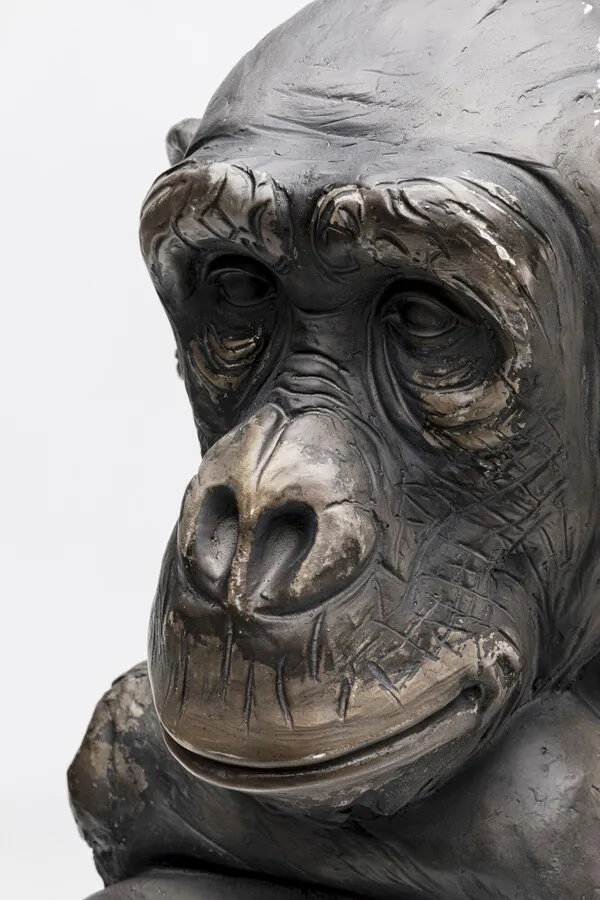 Figurka dekoracyjna MONKEY 74 cm - szary
