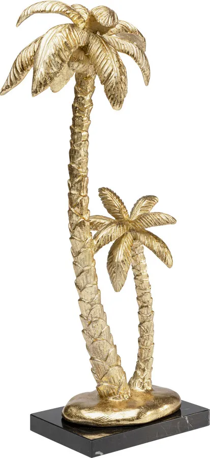 Dekoracja stojąca PALM TREE 41 cm - złoty