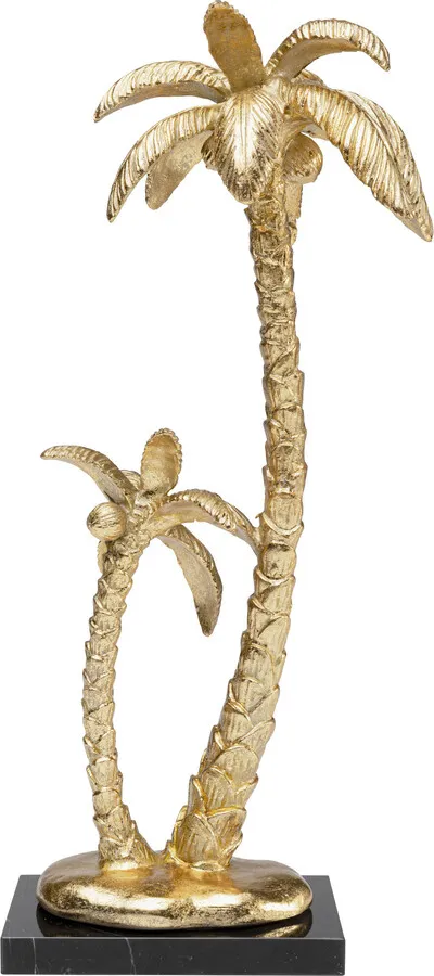 Dekoracja stojąca PALM TREE 41 cm - złoty