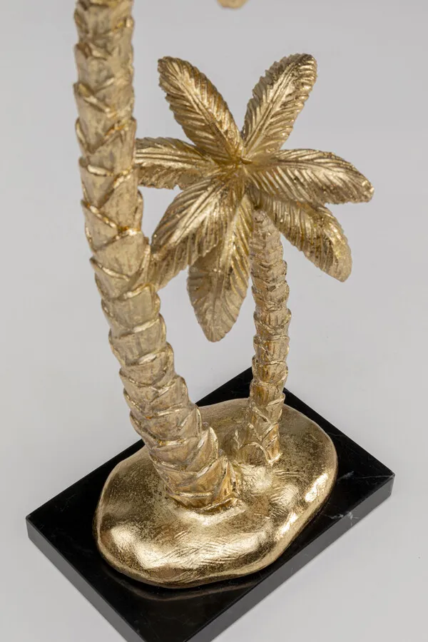 Dekoracja stojąca PALM TREE 41 cm - złoty
