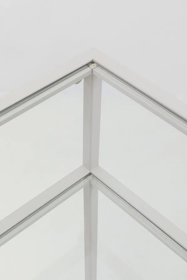 Konsola z półką LOFT GREIGE - szarobeżowy