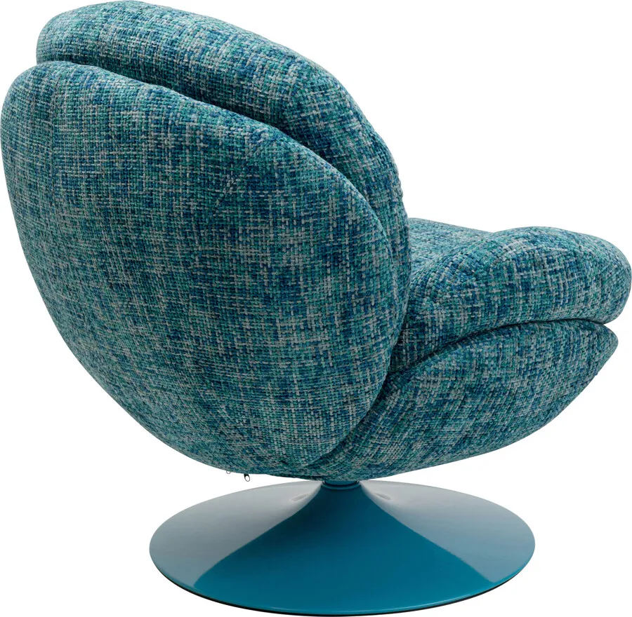 Fotel obrotowy COSY - niebieski