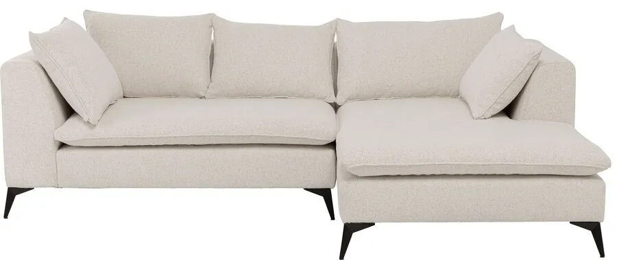 Sofa narożna Jimmy kremowa prawa