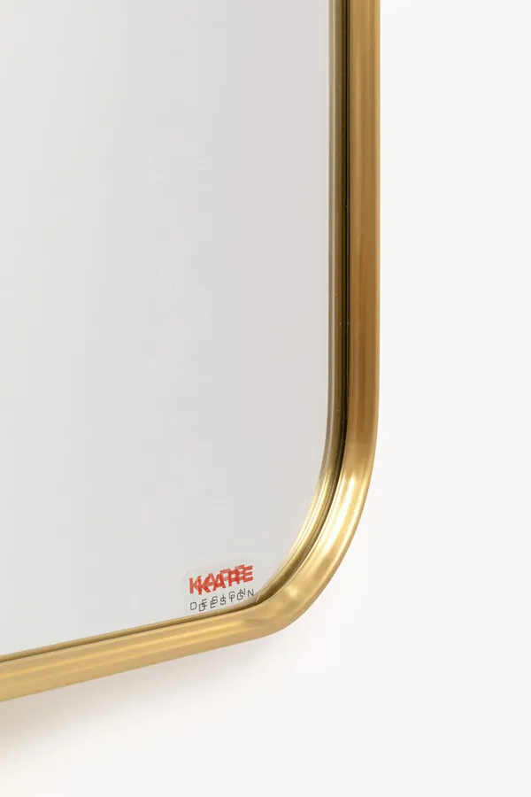 Lustro ścienne SIMPLY BRASS 60x90 - brązowy