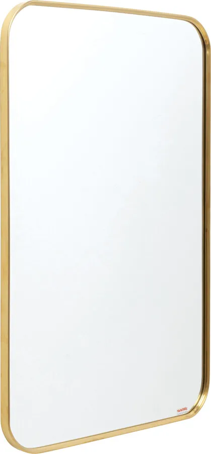 Lustro ścienne SIMPLY BRASS 80x120 - brązowy