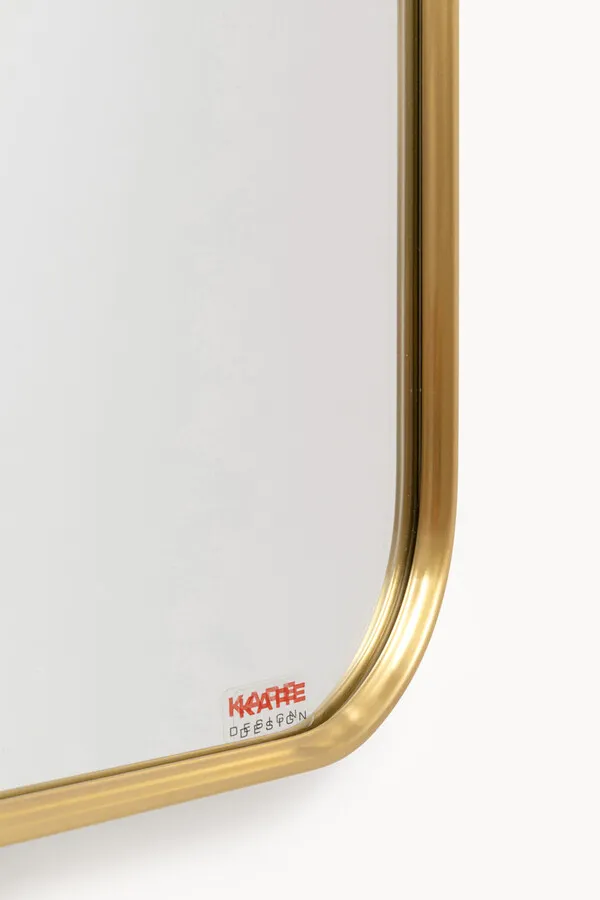Lustro ścienne SIMPLY BRASS 80x120 - brązowy