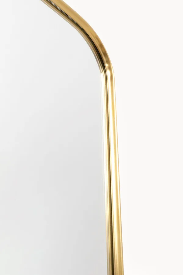 Lustro ścienne SIMPLY BRASS 80x120 - brązowy