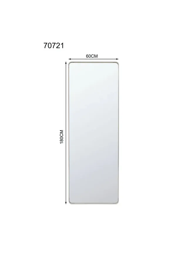 Lustro ścienne SIMPLY BRASS 60x180 - brązowy
