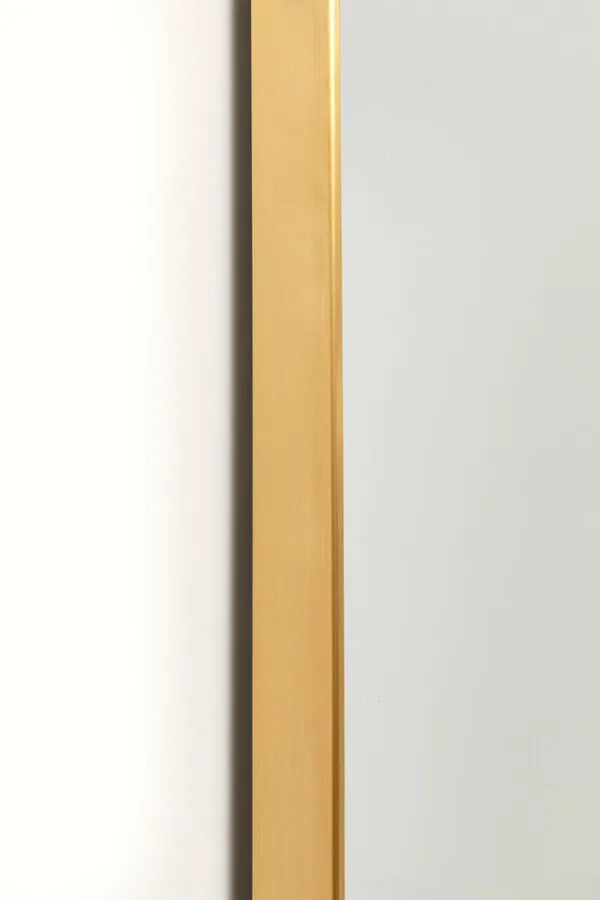 Lustro ścienne SIMPLY BRASS 70x200 - brązowy