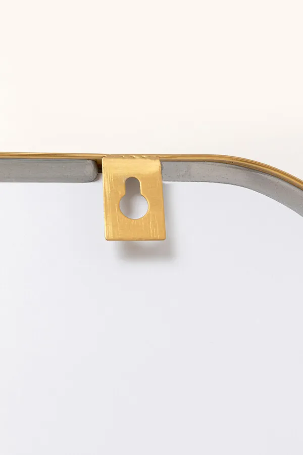Lustro ścienne SIMPLY BRASS 70x200 - brązowy