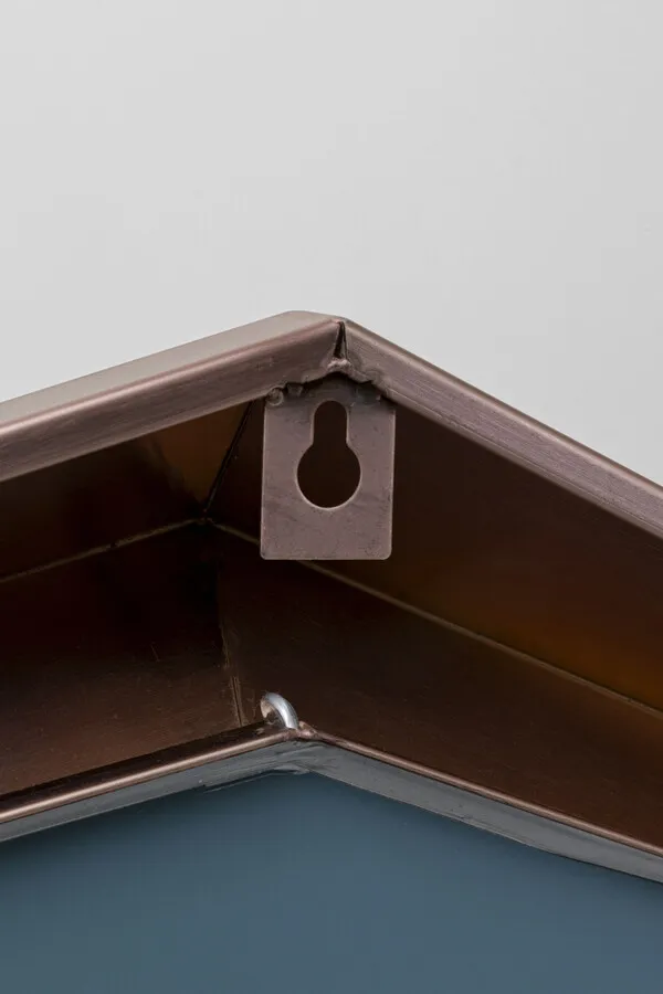 Lustro ścienne OCTAGON COFFEE 120x120 - brązowy