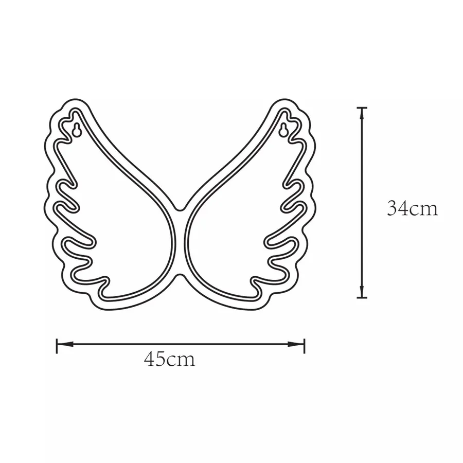 FM-WN95 Neon wings led