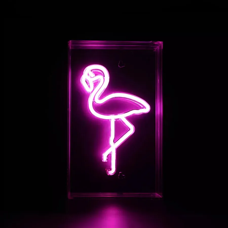 Neon FM-WN33 flamingo led