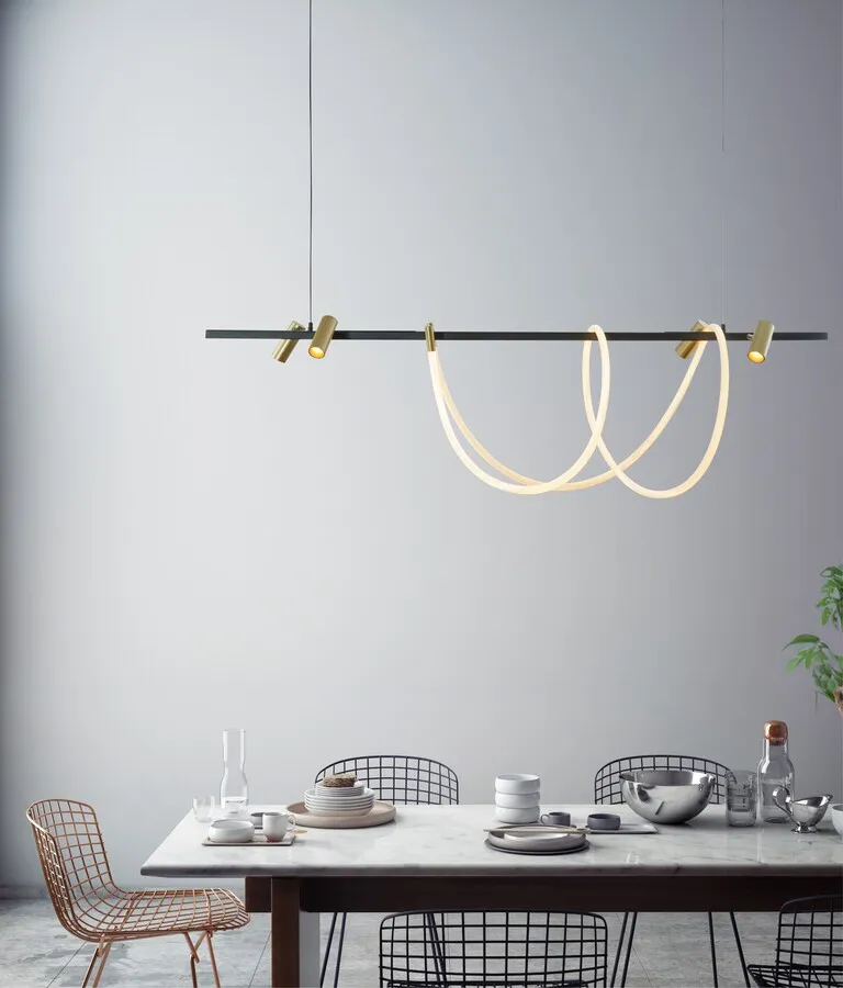 Lampa wisząca BALBO 2200277L - czarny/złoty