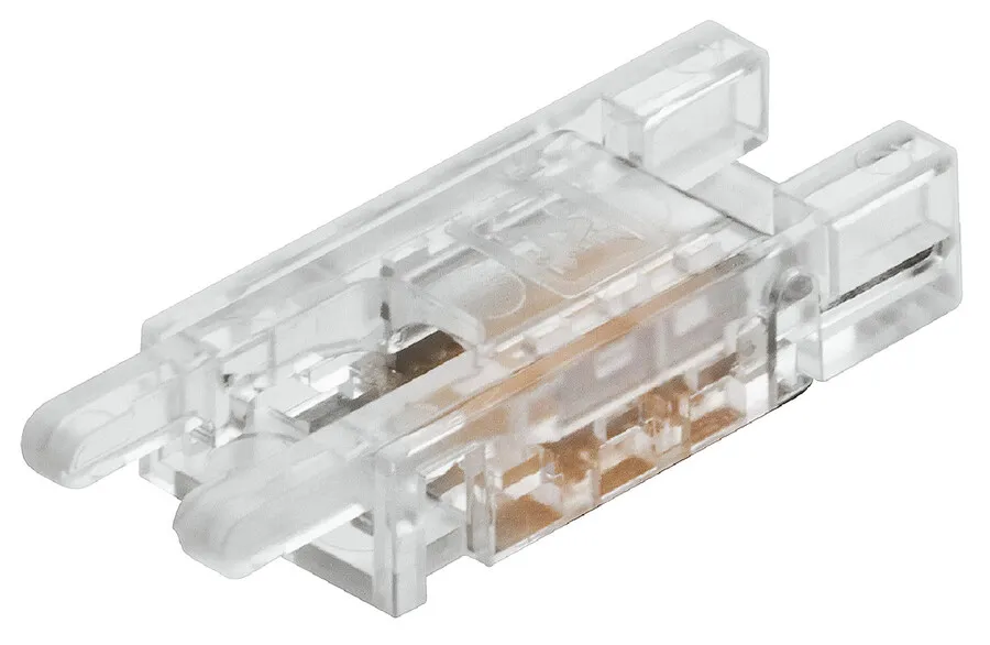 Łącznik klipsowy, do taśmy LED Häfele Loox5, 8 mm, COB 2-żyłowa (monochromatyczna lub Multi-White 2-przewodowa)