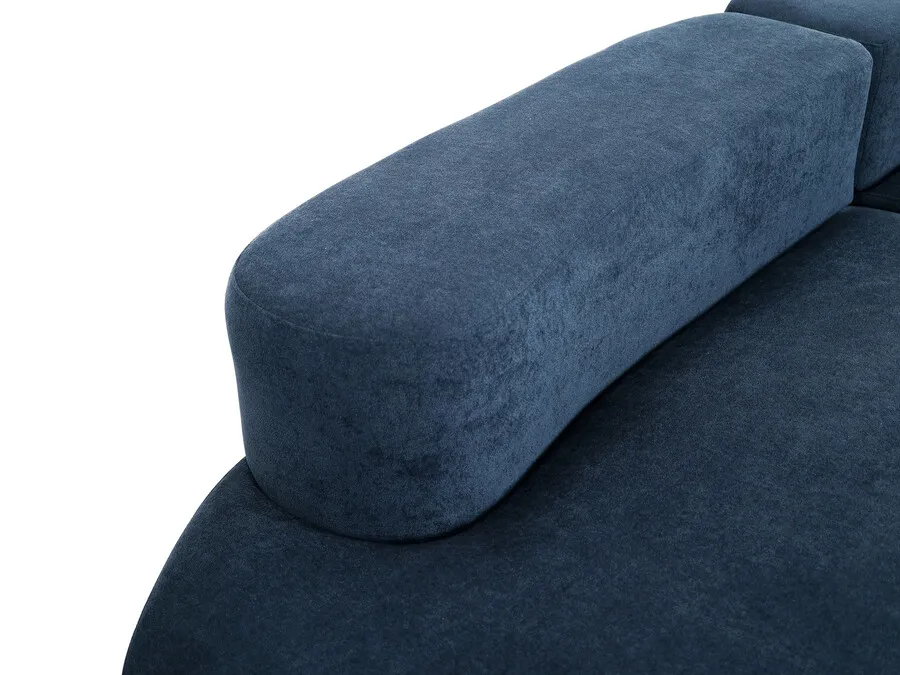 Sofa welurowa NUA N75 - granatowy