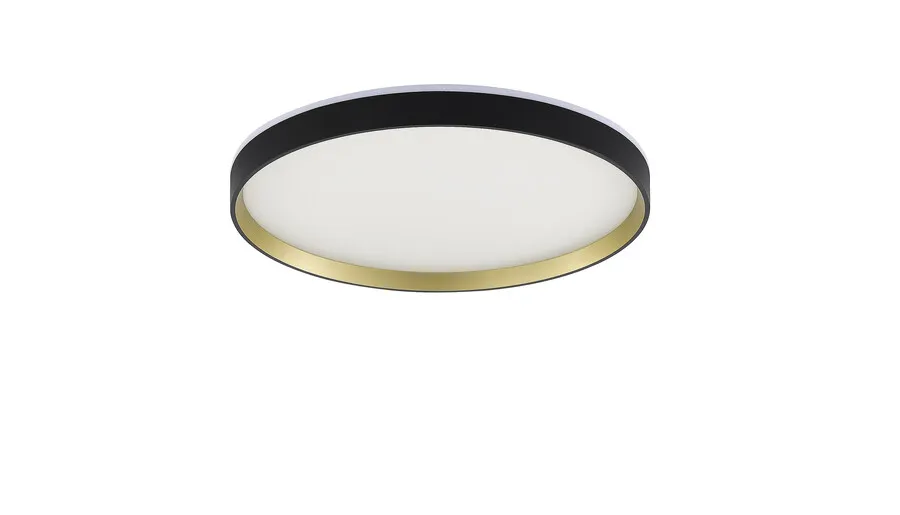 Lampa sufitowa okrągła ORBITRAL MS750400R-BK&GD - czarno-złoty