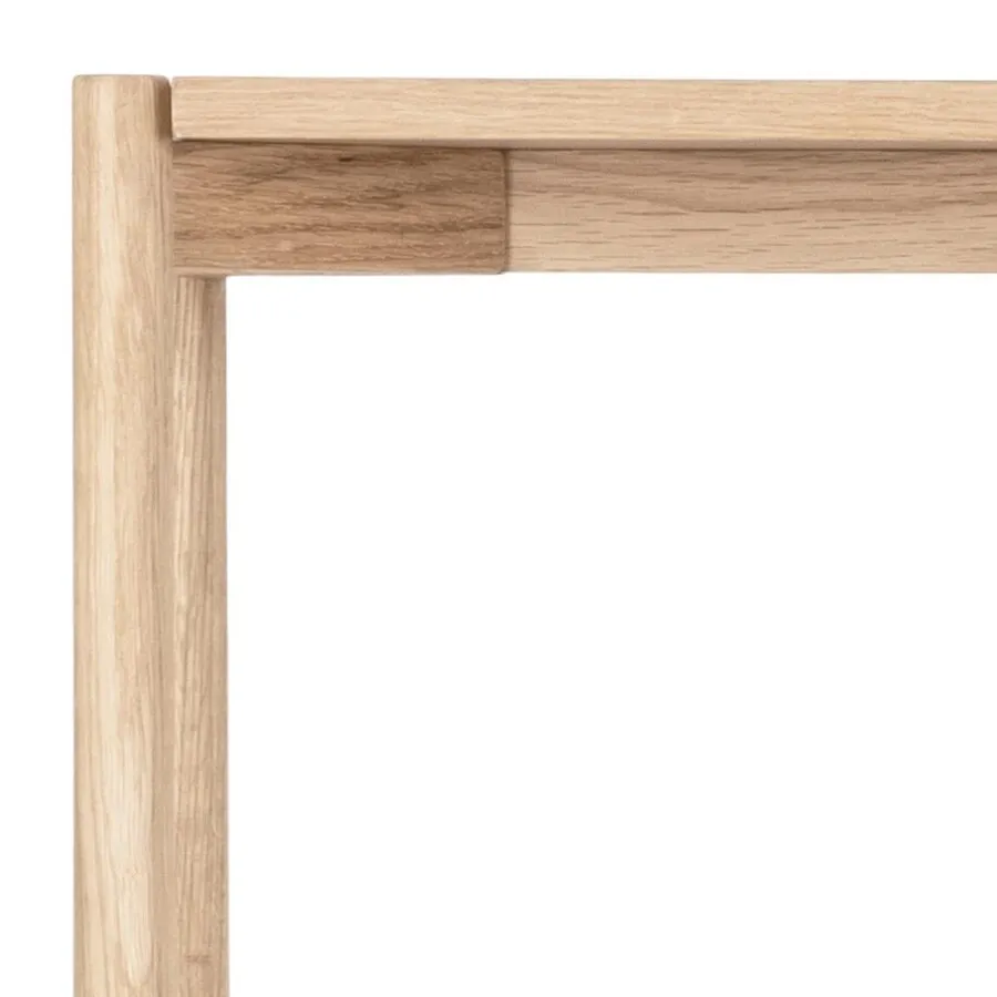Regał BRAIDWOOD 160 cm - dąb bielony
