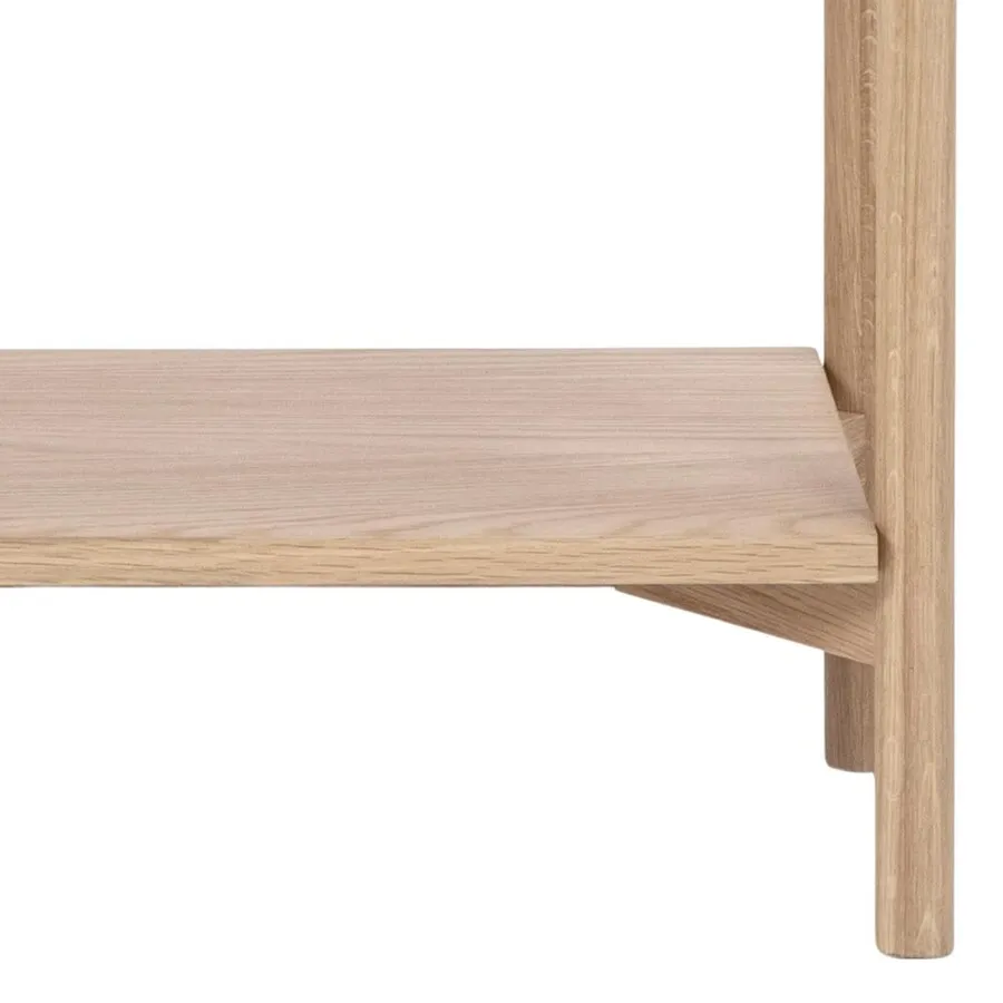Regał BRAIDWOOD 160 cm - dąb bielony
