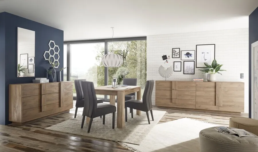 Stół rozkładany JUPITER 137/185x90 - dąb mercure