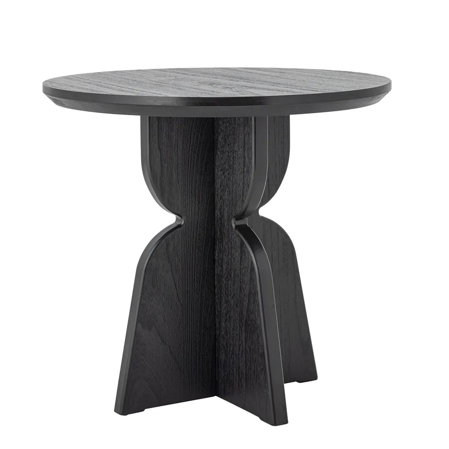 Stół okrągły VIXEN 80 cm - czarny