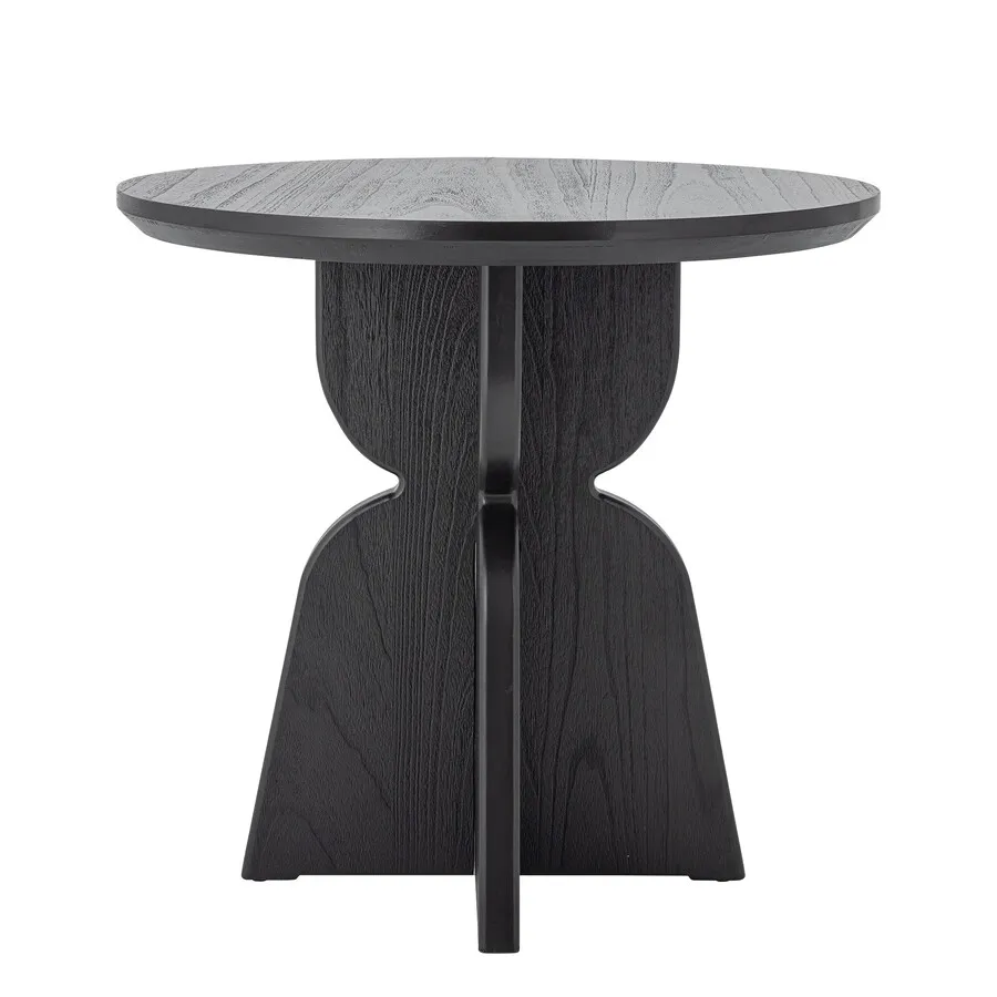 Stół okrągły VIXEN 80 cm - czarny