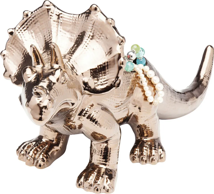 Figurka dekoracyjna DINO - złoty