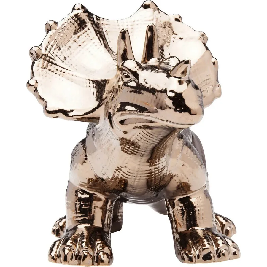 Figurka dekoracyjna DINO - złoty