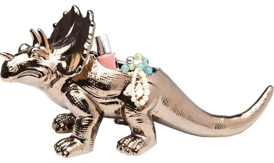 Figurka dekoracyjna DINO - złoty