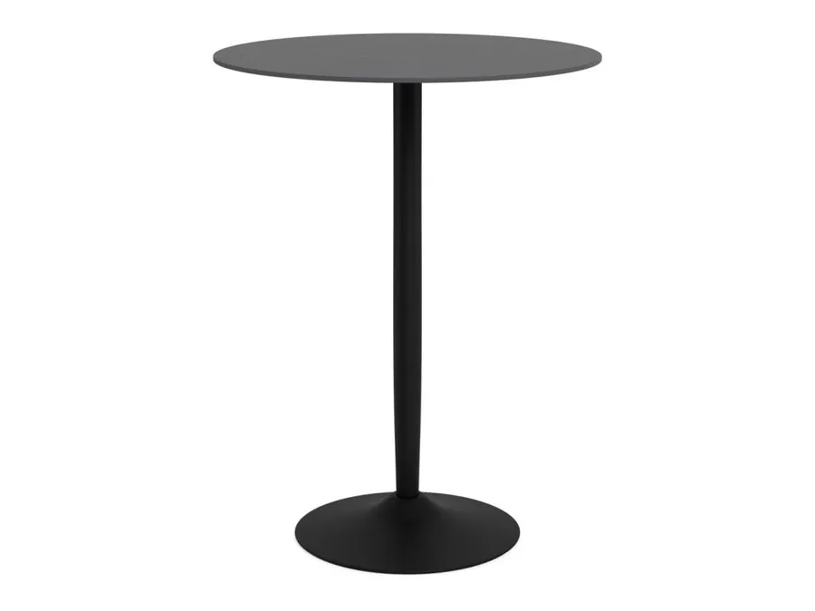 Stół barowy okrągły MALTA 80 cm - czarny