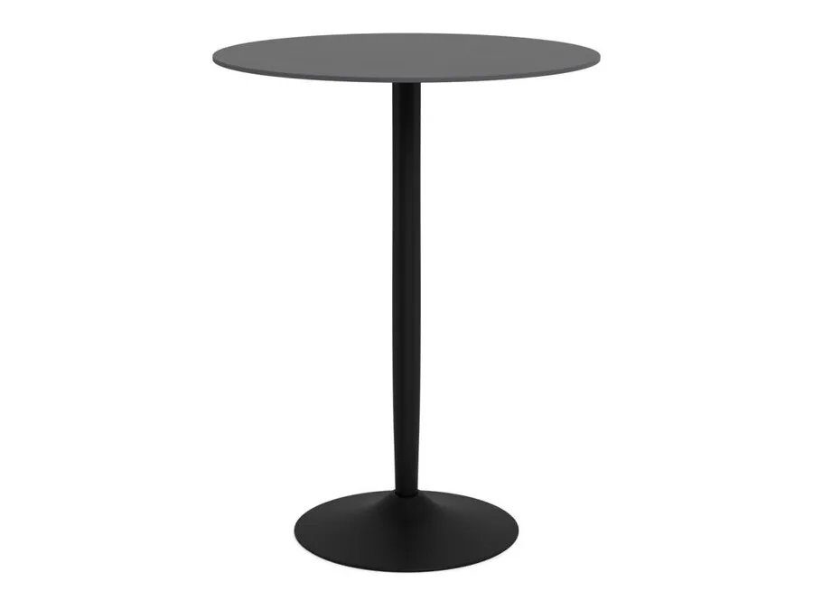 Stół barowy okrągły MALTA 80 cm - czarny