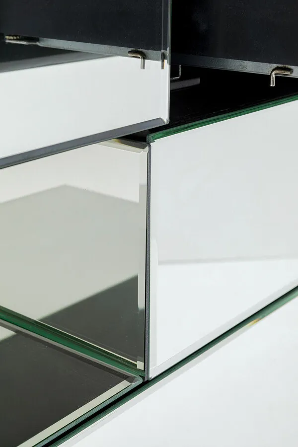 Konsola z szufladami BRICK MIRROR - lustrzany