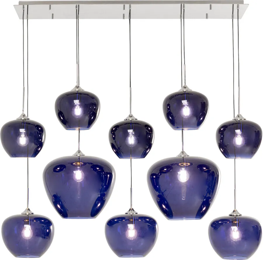 Lampa wisząca SPHERE 10 - niebieski
