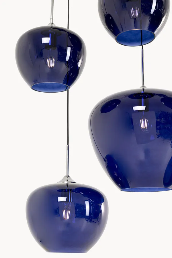 Lampa wisząca SPHERE 10 - niebieski