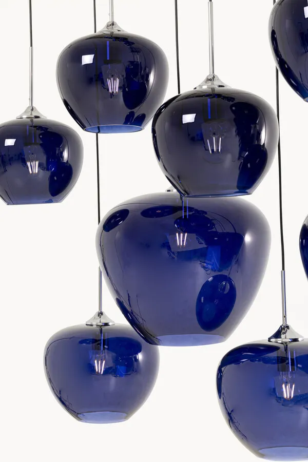 Lampa wisząca SPHERE 10 - niebieski