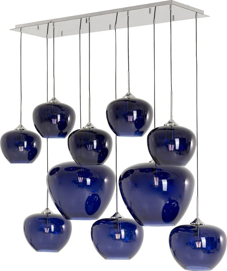 Lampa wisząca SPHERE 10 - niebieski